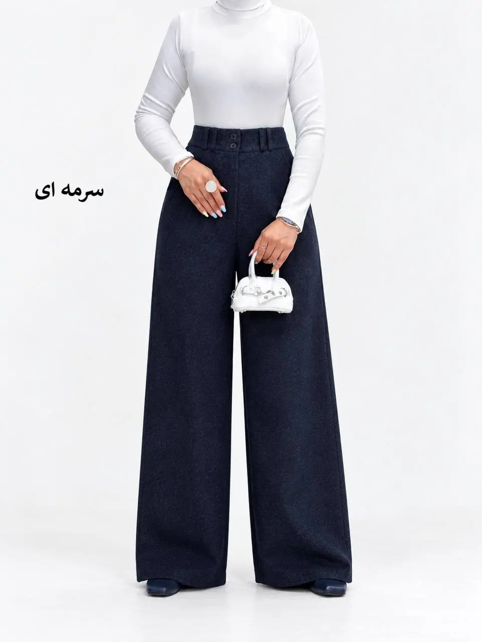 7510-شلوار بگ فوتر ترند